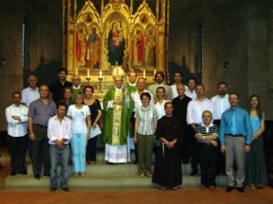 Al termine della Celebrazione Eucaristica, presieduta da S.E. Mons. Luciano Giovannetti, Vescovo di Fiesole.