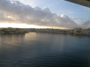 Malta, 16 novembre 2010 Arrivo a La Valletta al sorgere del sole.