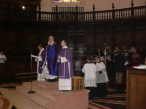 Celebrazione Eucaristica in S. Maria degli Angeli, presiede S.E. Mons. Luciano Giovannetti, Vescovo di Fiesole.