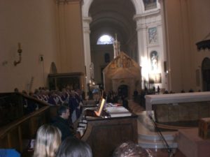 Celebrazione Eucaristica in S. Maria degli Angeli.
