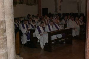 Celebrazione Eucaristica in S. Chiara.