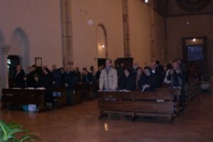 Celebrazione Eucaristica in S. Chiara.