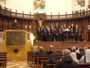 Elevazione musicale dei ‘Laudesi Umbri’ di Spoleto, dir. m° padre Antonio Giannoni.