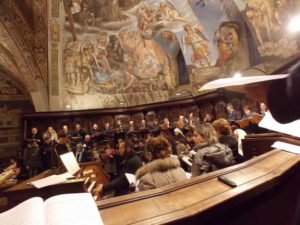 Celebrazione Eucaristica in S. Francesco, il Coro della Tre Giorni 2013.