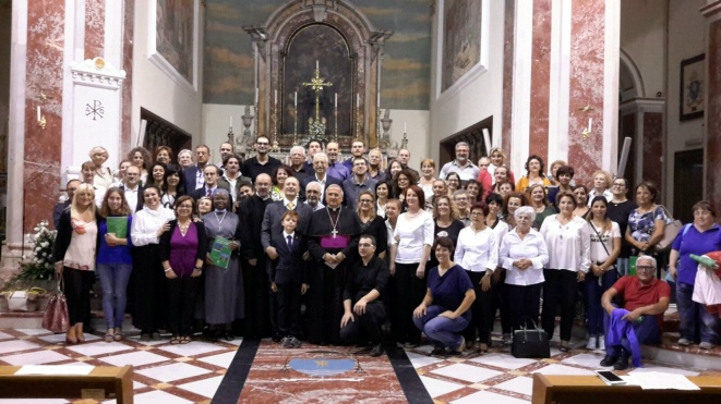 Alcuni cantori partecipanti al Convegno.